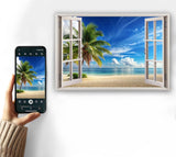 Paul Sinus Foto Fensterbild auf Leinwand viele Größen SOFORT ONLINE Upload eigenes Bild auf Canvas mit Holzrahmen - Wandbild mit Wunschmotiv - Persönliches Kunstdruck personalisiert