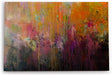 Paul Sinus Wandbild 120x80cm Farben auf Leinwand Abstrakte Struktur Textur Modern
