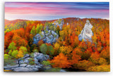 Paul Sinus Wandbild 120x80cm Herbstlandschaft Berge Felsen Natur Rumänien