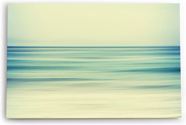 Wandbild 120x80cm Horizont Meer Abstrakt Pastelltöne Kunstvoll Dekorativ