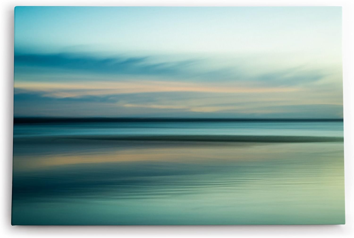 Paul Sinus Wandbild 120x80cm Horizont Meer Himmel Abstrakt Kunstvoll Minimal