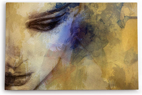 Paul Sinus Wandbild 120x80cm Junge Frau Porträt Kunstvoll Feminin Schönheit