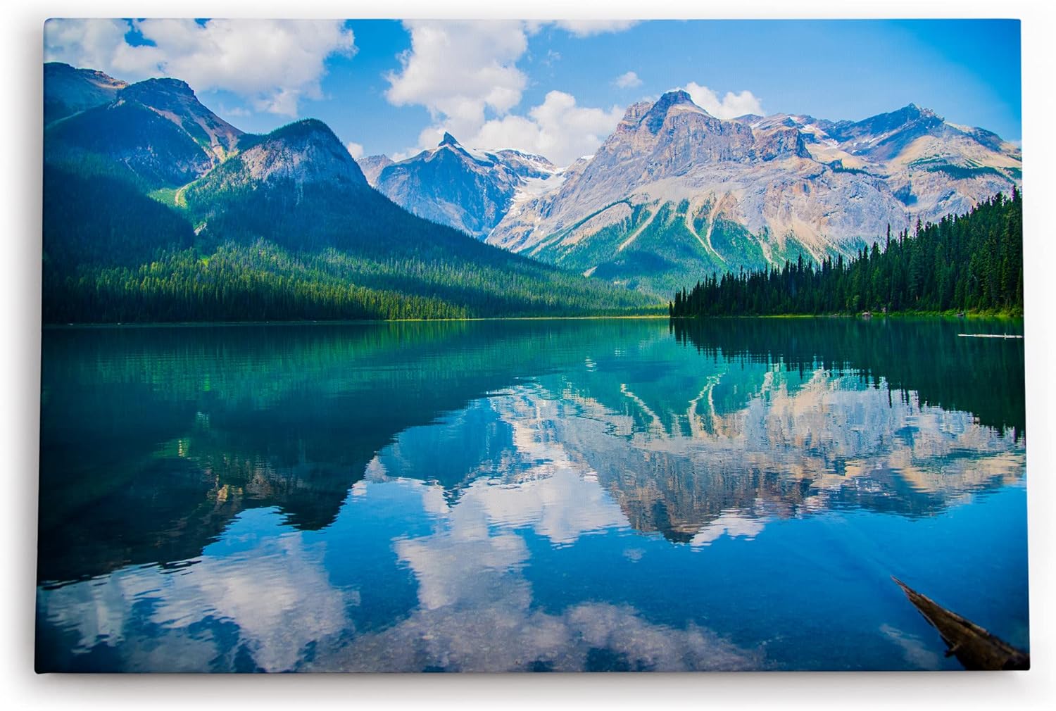 Paul Sinus Wandbild 120x80cm Kanada Emerald Lake Bergsee Berge Natur See