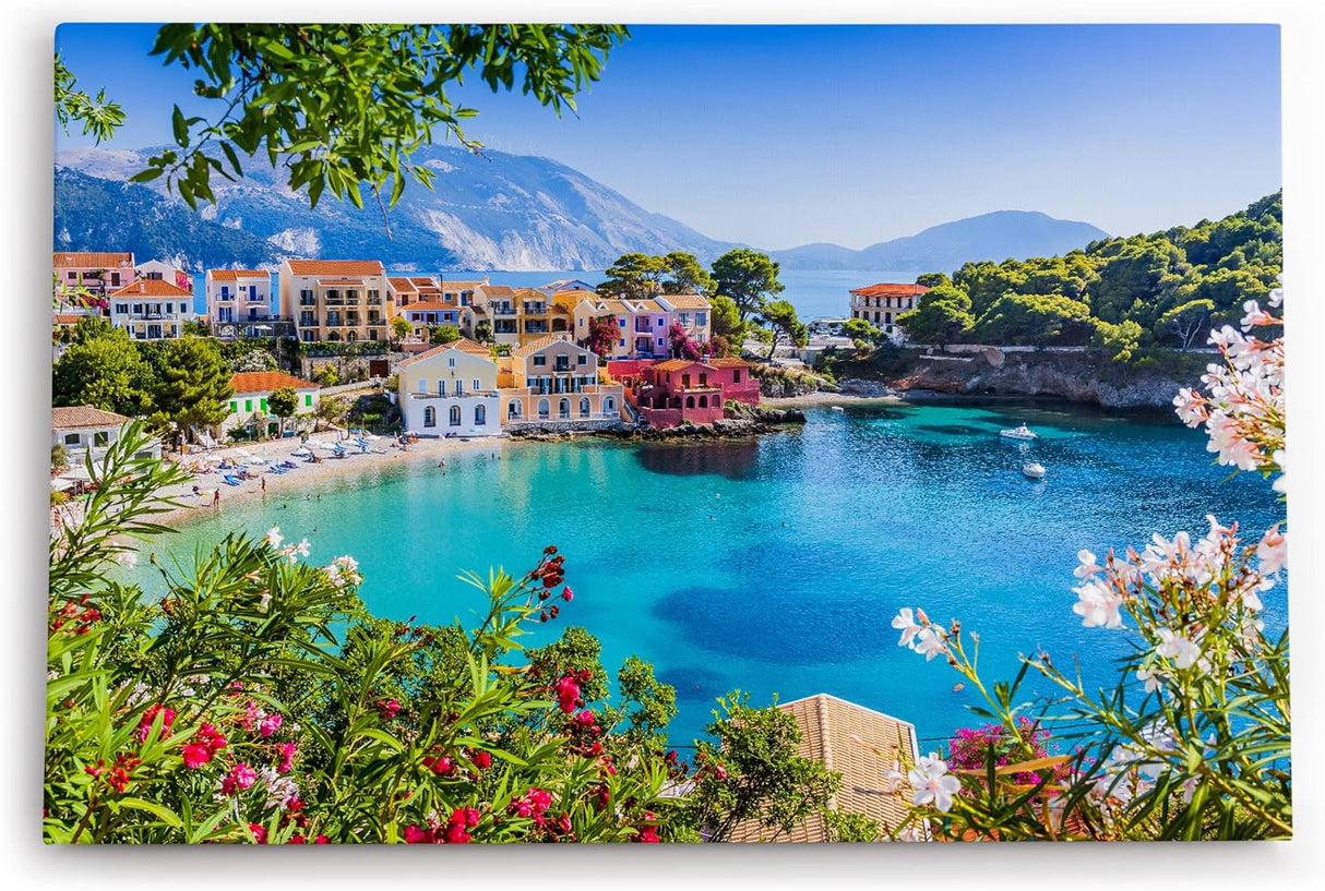 Paul Sinus Wandbild 120x80cm Kefalonia Griechenland Mittelmeer Meer Sonnenschein