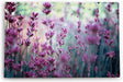 Paul Sinus Wandbild 120x80cm Lavendel Lavendelfeld Wildblumen Blumen Blüten Violett