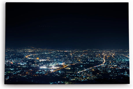 Paul Sinus Wandbild 120x80cm Los Angeles bei Nacht Großstadt