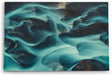 Paul Sinus Wandbild 120x80cm Luftaufnahme Berge Nebel Vogelperspektive Kunstvoll Abstrakt