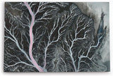 Paul Sinus Wandbild 120x80cm Luftaufnahme Flussadern Erde Kunstvoll Vogelperspektive