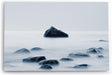 Paul Sinus Wandbild 120x80cm Meer Nebel Felsen Weiß Fotokunst Horizont Harmonisch