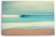 Paul Sinus Wandbild 120x80cm Meer Strand Horizont Kunstvoll Sandstrand Türkis