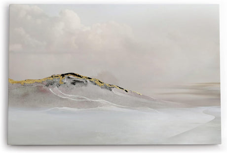 Wandbild 120x80cm Minimale Landschaft Abstrakte Kunst Berg Hügel