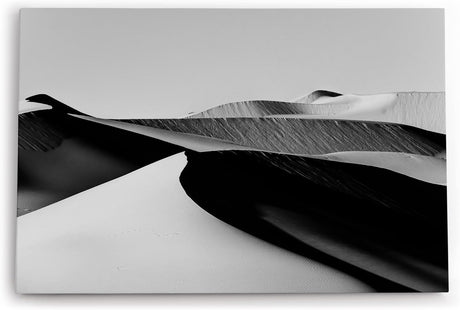 Paul Sinus Wandbild 120x80cm Schwarz Weiß Fotografie Wüste Sanddünen Kunstvoll