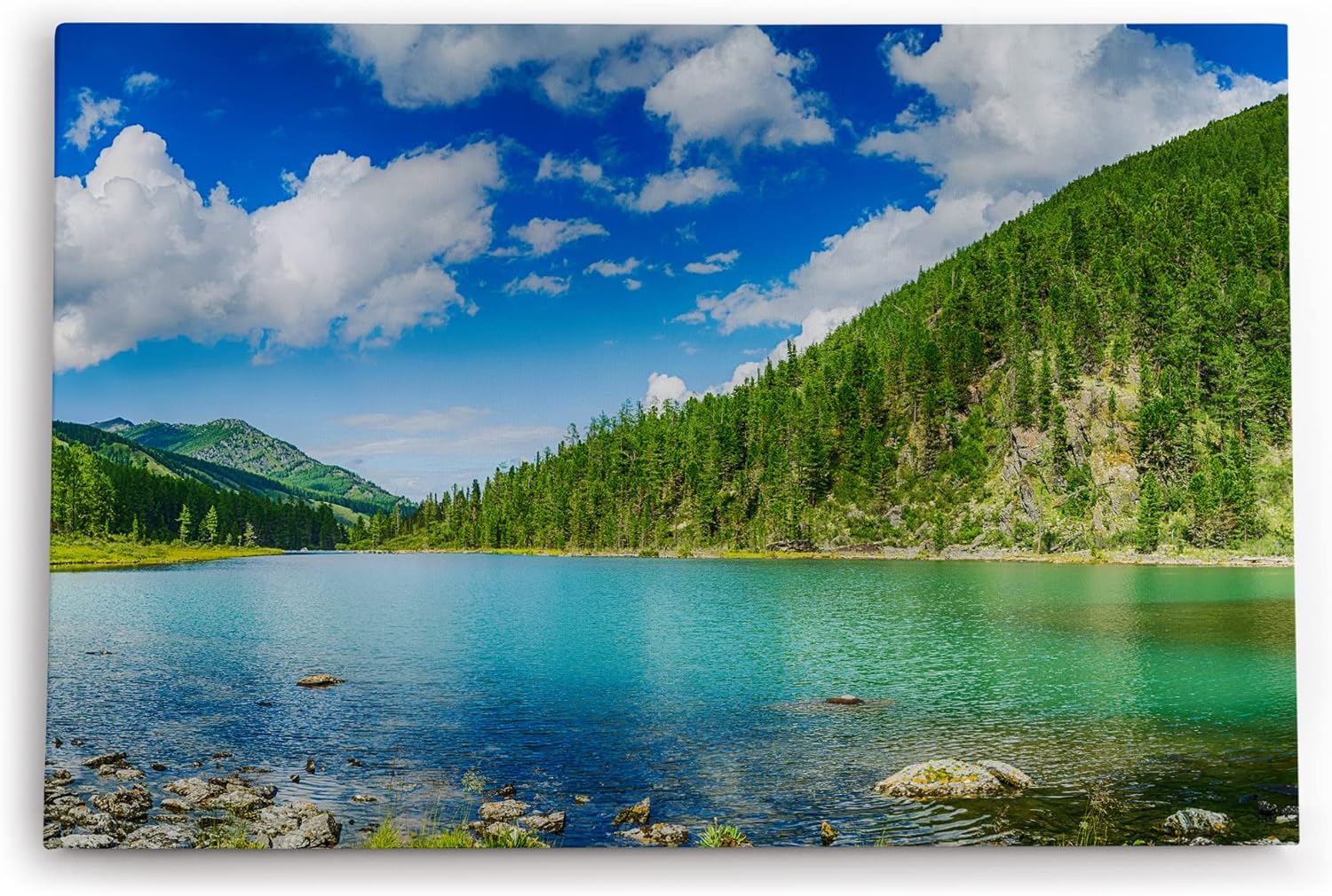 Paul Sinus Wandbild 120x80cm See Granitsee USA Natur Berge Bergsee