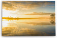 Paul Sinus Wandbild 120x80cm See Sonnenaufgang Natur Nebel Horizont Himmel
