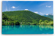 Paul Sinus Wandbild 120x80cm Slowenien Modrej See Berge Natur Grün blauer Himmel
