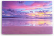 Paul Sinus Wandbild 120x80cm Sonnenuntergang Horizont Ozean Rosa Himmel