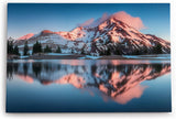 Paul Sinus Wandbild 120x80cm South Sister Berge USA Berggipfel See Natur Schneegipfel