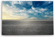 Paul Sinus Wandbild 120x80cm Straße Asphalt Horizont Himmel Fotokunst Sonnenuntergang