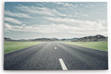 Paul Sinus Wandbild 120x80cm Straße Berge Landschaft Horizont Himmel Kunstvoll