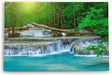 Paul Sinus Wandbild 120x80cm Tropischer Wasserfall Dschungel Bach Türkis Natur