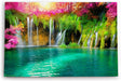 Paul Sinus Wandbild 120x80cm Wasserfälle im Dschungel Thailand Grün Natur