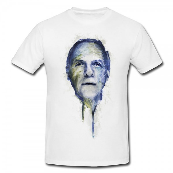 Anthony Hopkins Premium Herren und Damen T-Shirt Motiv aus Paul Sinus Aquarell