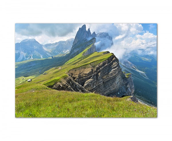 120x80cm Gebirgskette Alpen Natur Landschaft