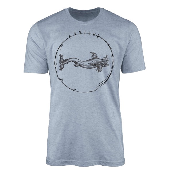 T-Shirt Tiefsee Fische - Serie: Sea Creatures , feine Struktur und sportlicher Schnitt / Sea 064