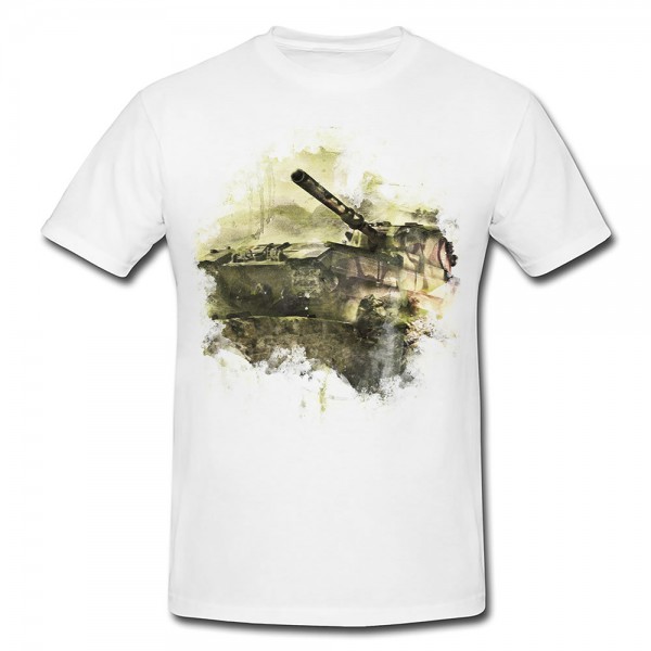 World of Tank Premium Herren und Damen T-Shirt Motiv aus Paul Sinus Aquarell