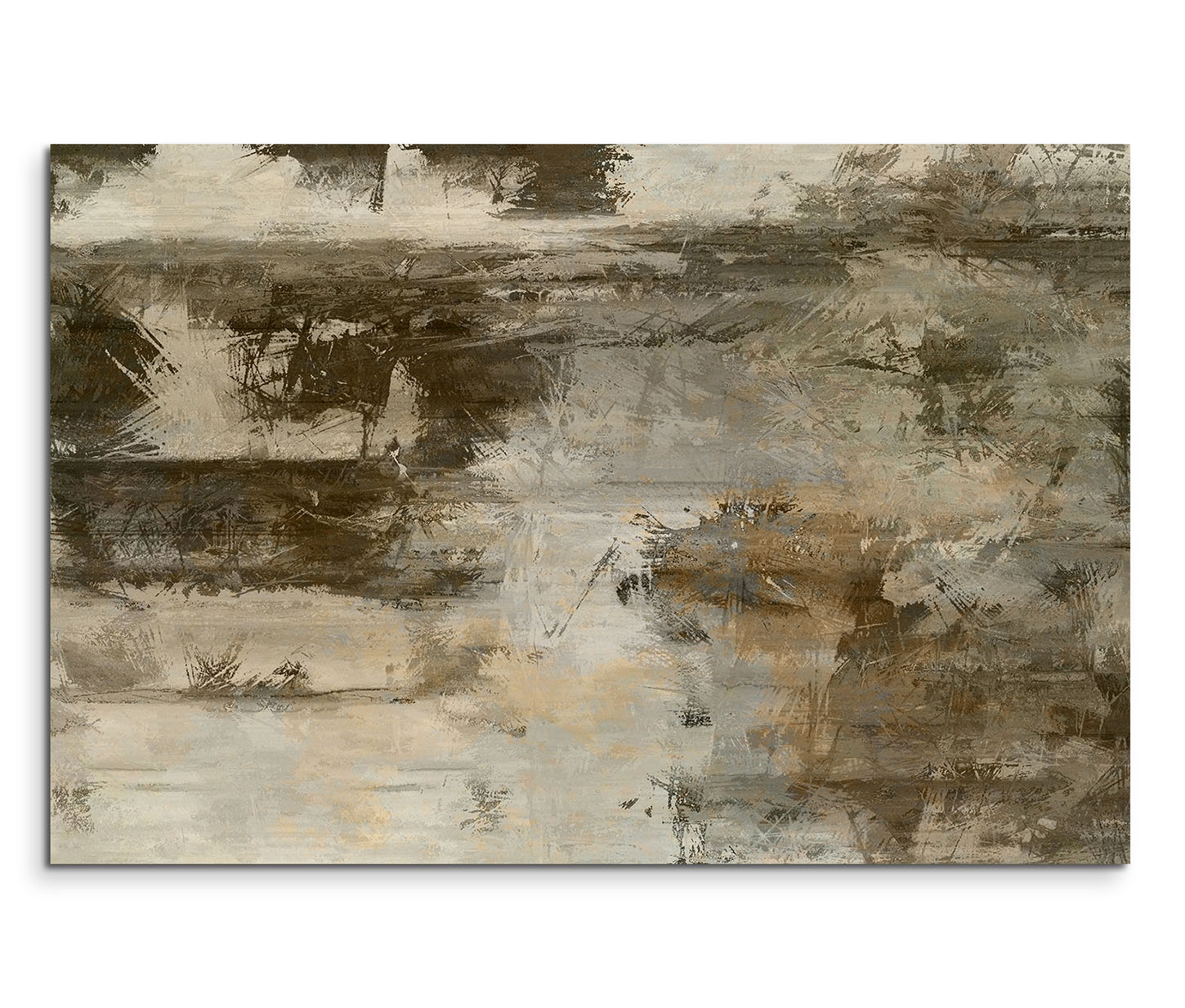 Leinwandbild abstrakt schwarz grau weiß Paul Sinus Abstrakt_838_120x80cm 