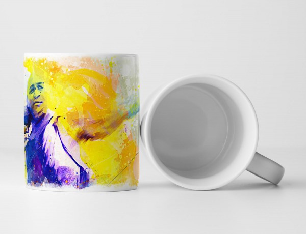 Kugelstossen Tasse als Geschenk, Design Sinus Art
