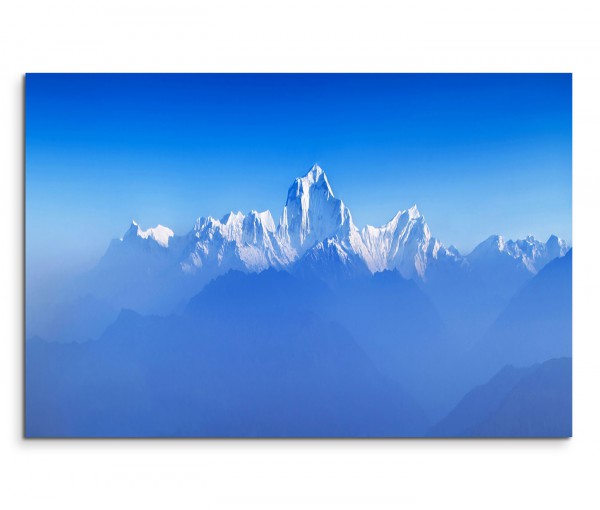 120x80cm Wandbild Himalaya Gebirge Berggipfel Schnee Sonnenaufgang