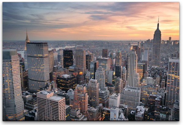 New York Skyline Wandbild in verschiedenen Größen