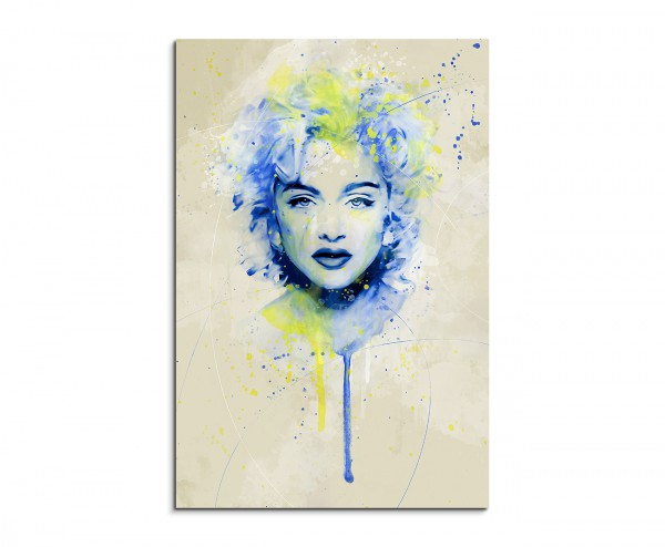 Madonna Aqua 90x60cm Wandbild Aquarell Art