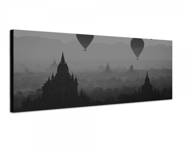 150x50cm Myanmar Heißluftballons Morgengrauen