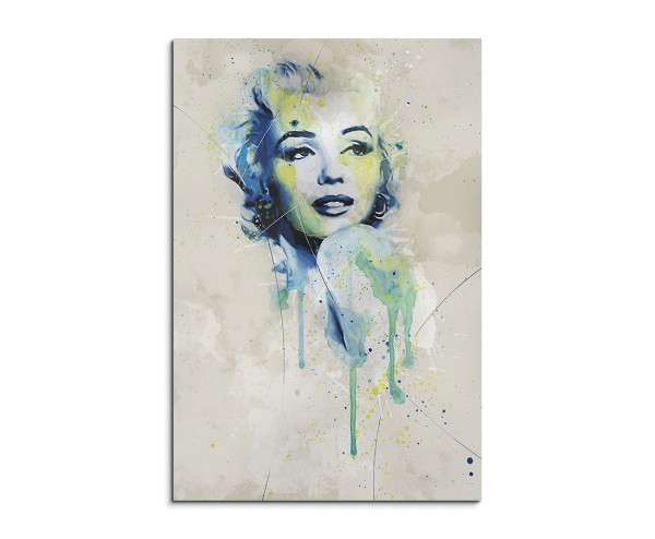 Marilyn Monroe Aqua 90x60 cm Aquarell Kunstbild