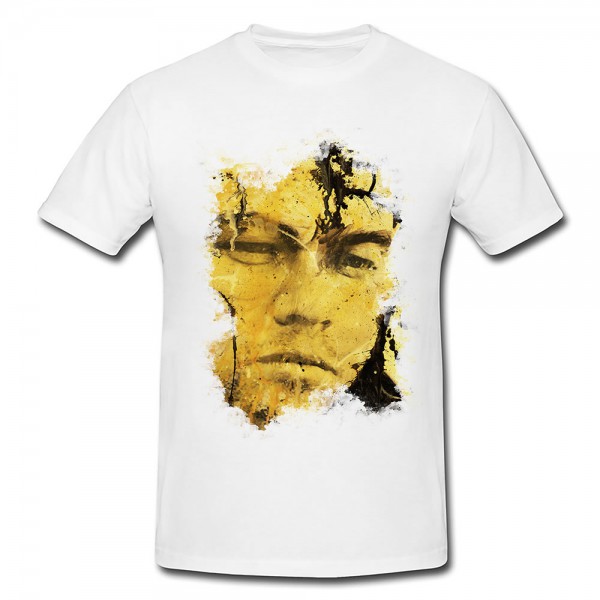 Leonardo DiCaprio II Premium Herren und Damen T-Shirt Motiv aus Paul Sinus Aquarell