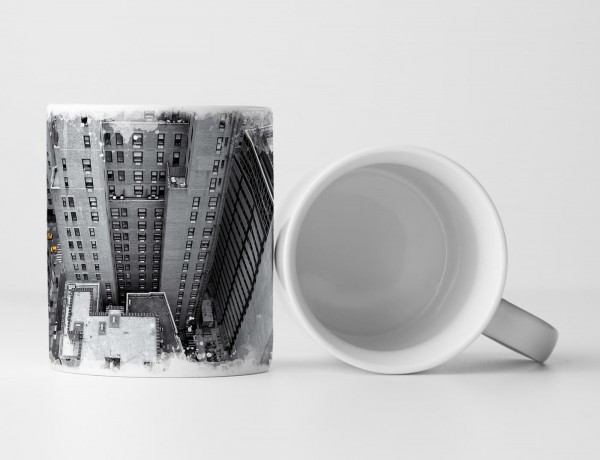 Tasse Geschenk Urbane Fotografie - New York aus der Höhe