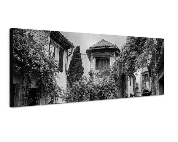150x50cm Frankreich Provence Bergdorf Blumen