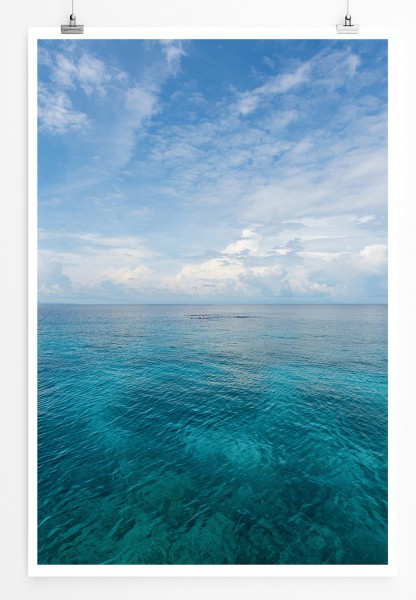 90x60cm Poster Himmel und Meer Similan Insel Thailand