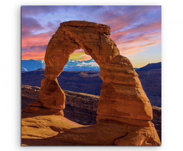 Landschaftsfotografie – Arches Nationalpark, Utah, USA auf Leinwand