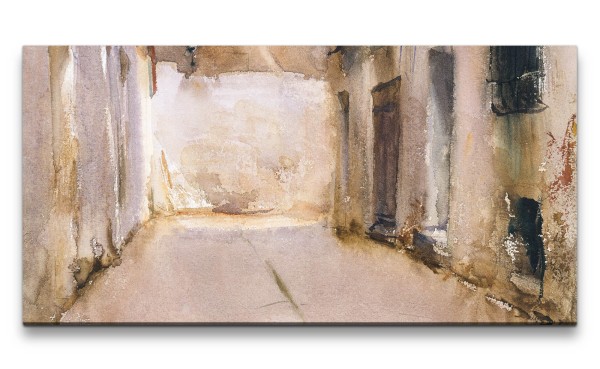 Remaster 120x60cm John Singer Altmeister Weltberühmt zeitlose Kunst Venice