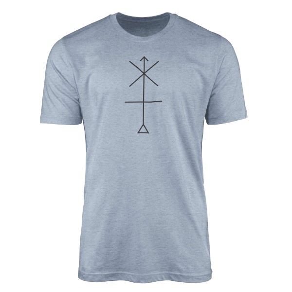 Premium T-Shirt Alchemy Serie Symbole angenehmer Tragekomfort feine Struktur No.0019