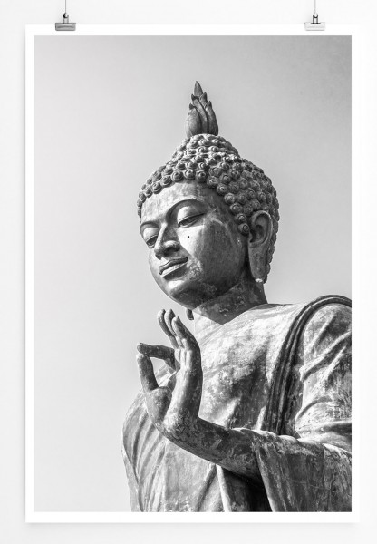 60x90cm Poster Künstlerische Fotografie  Großer Buddha