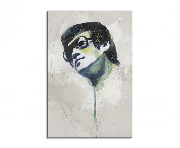 Bruce Lee Aqua 90x60 cm Aquarell Kunstbild