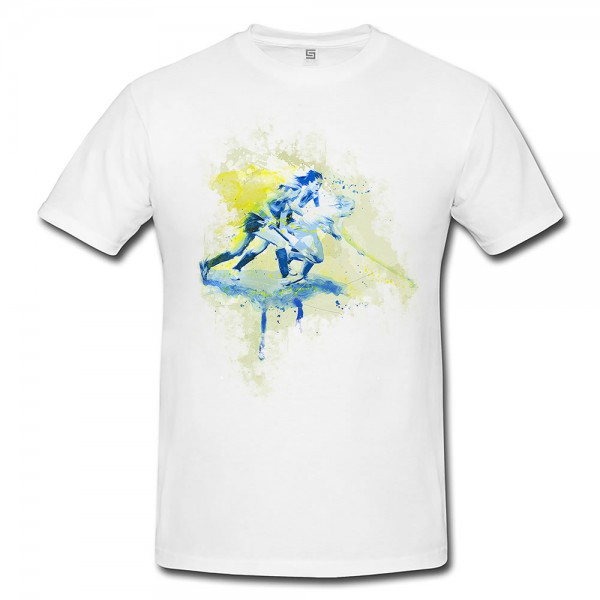 Feldhockey Premium Herren und Damen T-Shirt Motiv aus Paul Sinus Aquarell