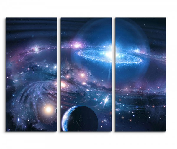 Blue Cosmos Six Fantasy Art 3x90x40cm