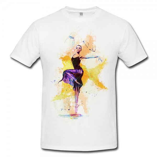 Ballett IV Herren und Damen T-Shirt Sport Motiv aus Paul Sinus Aquarell