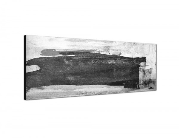 150x50cm Malerei Kunst abstrakt schwarz/weiß