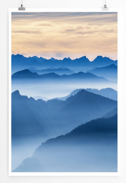 Wendelstein Gebirge Bayern 60x90cm Poster